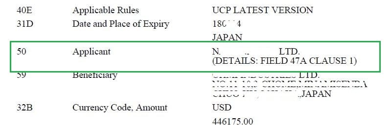 f50 applicant without address