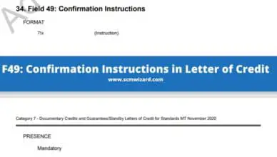 F49 Confirmation instructions