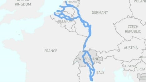 Rhine-Alpine Corridor (from RailFreight.com)