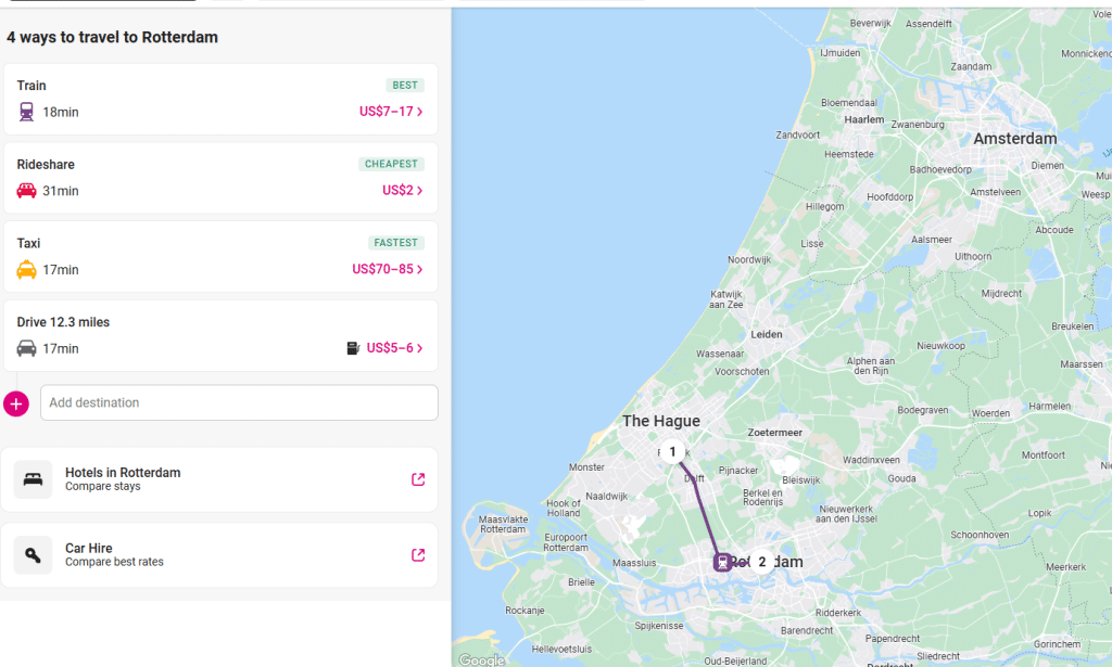 Rijswijk-Rotterdam Corridor