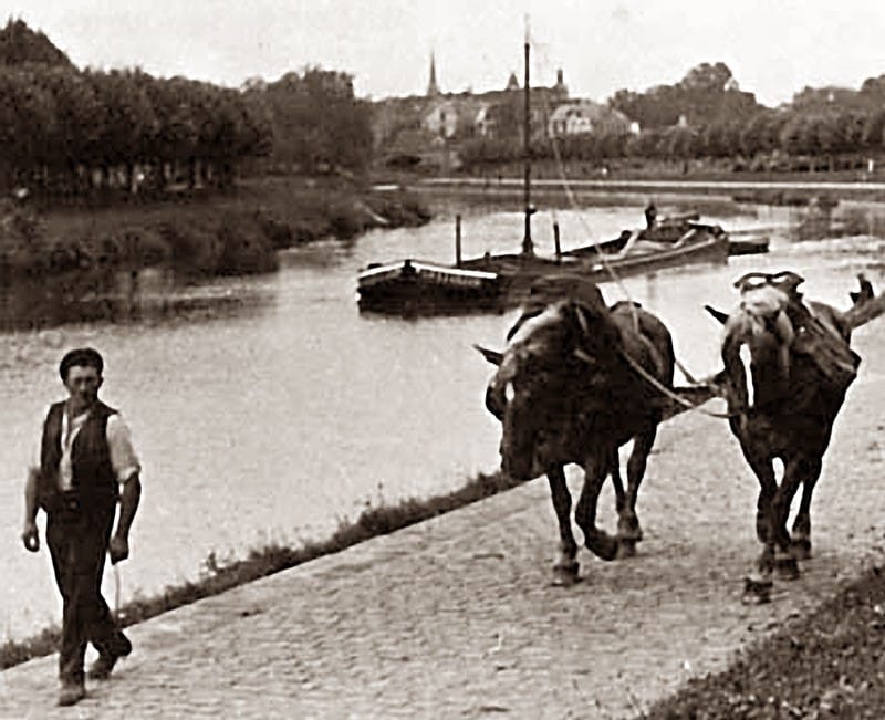 Traditional Dutch Trekschuit